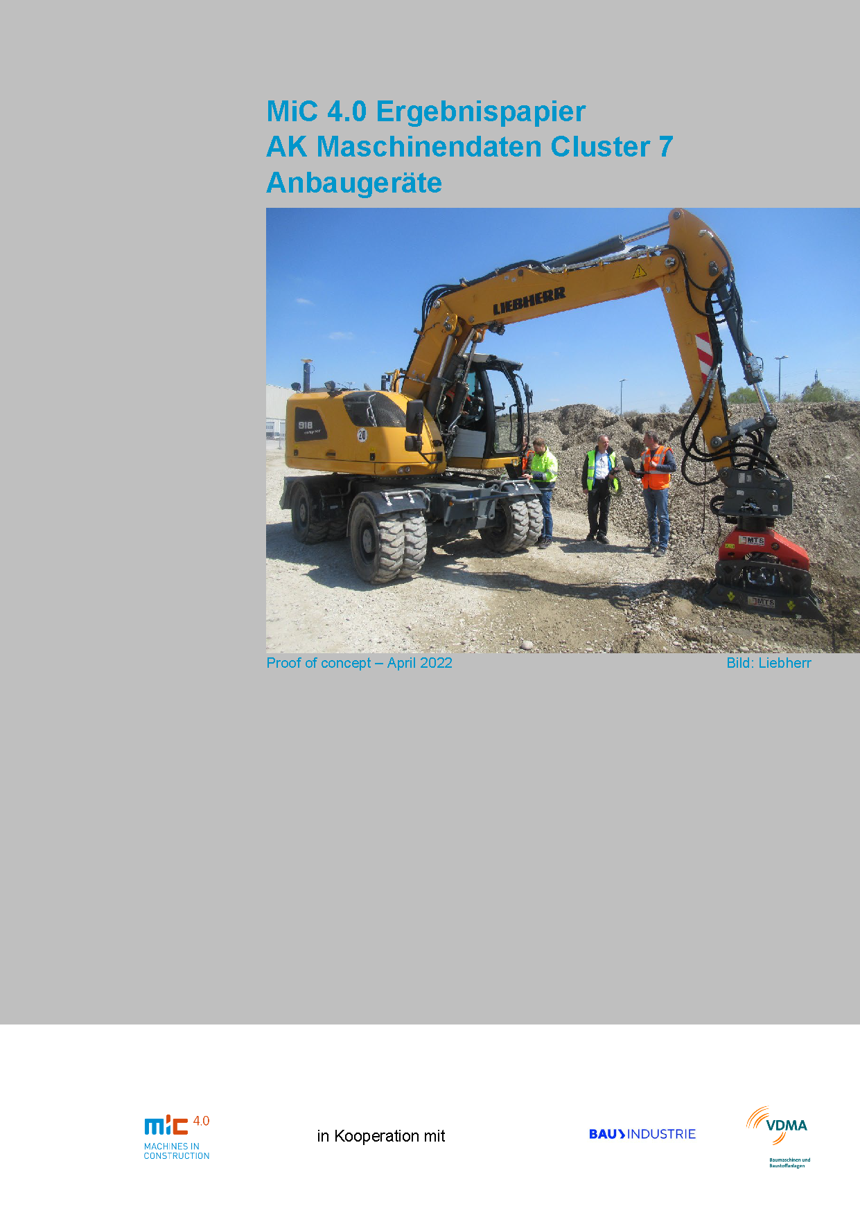 Machine condition data cluster 7 Earth-moving machinery Attachments