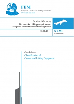 FEM 9.521_Classification of Cranes and Lifting Equipment - english