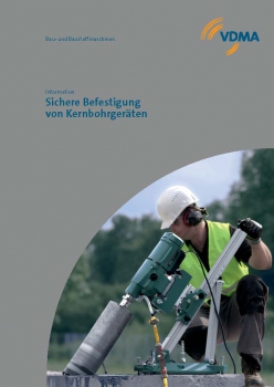 Sichere Befestigung von Kernbohrgeräten