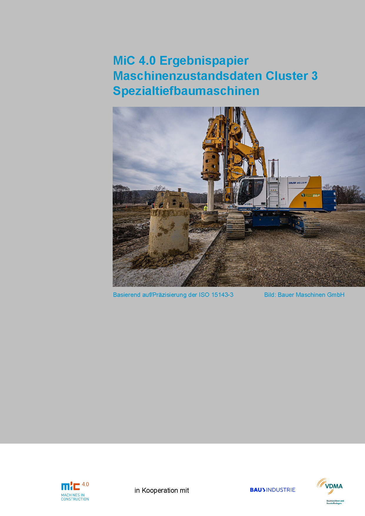 Machine condition data cluster 3 Earth-moving machinery Special foundation Engineering machines