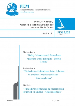 FEM 5.022 Guideline: Work at Height - Safety Measures