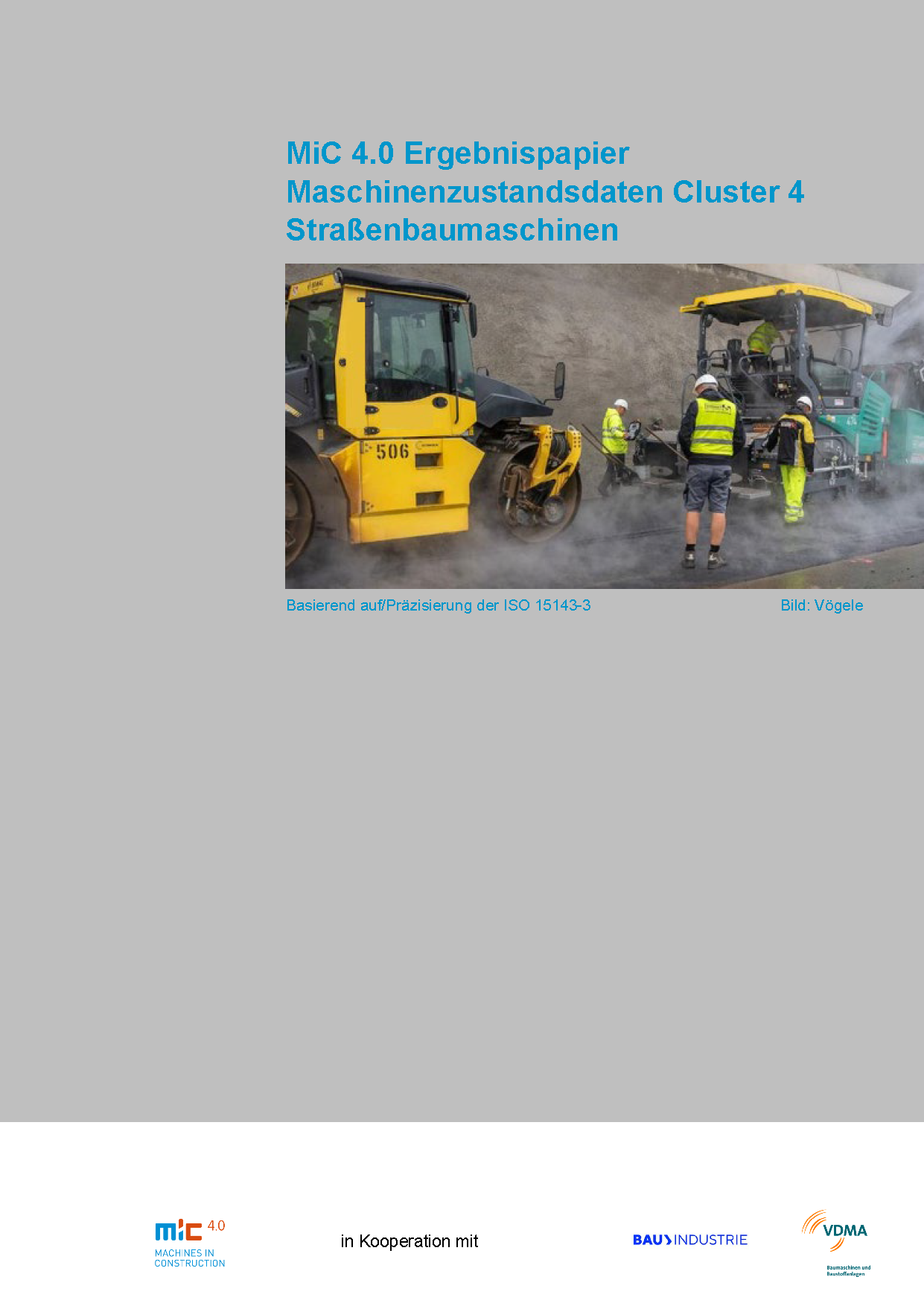 Machine condition data cluster 4 Earth-moving machinery Road construction machinery